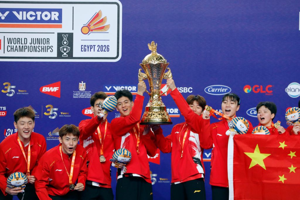 羽毛球世青赛：中国队卫冕混合团体